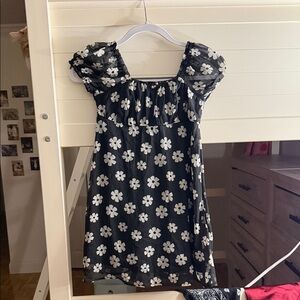 Babydoll Floral Puff-Sleeve Top